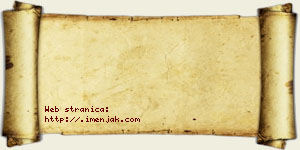 Milana Gojsović vizit kartica